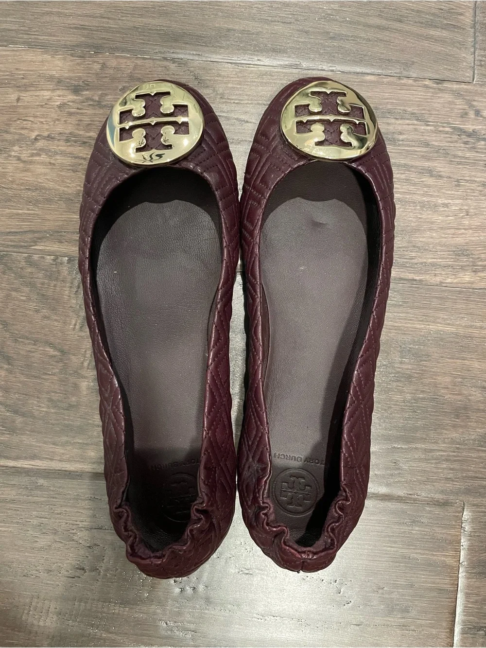 Tory Burch quilted ballet flats